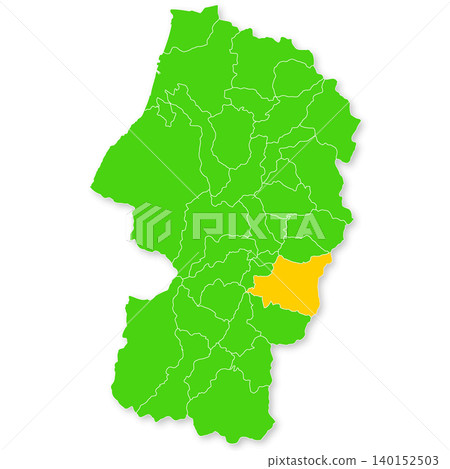 Map of Yamagata Prefecture and Yamagata City Map of Yamagata Prefecture and Yamagata City 140152503