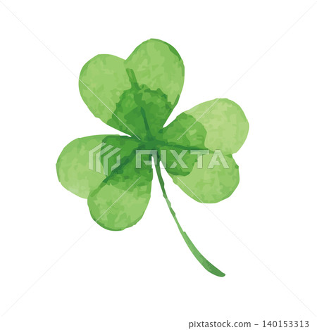 Watercolor-style clover illustration Watercolor-style clover illustration 140153313