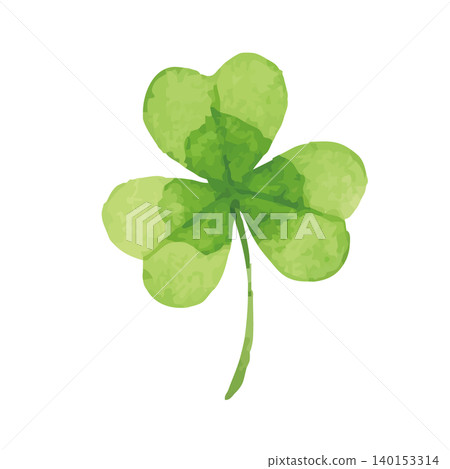 Watercolor-style clover illustration Watercolor-style clover illustration 140153314