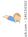 A lying down boy 140154302