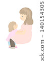Pregnant woman and older sister 140154305