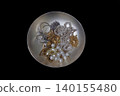 Precious metals, gold bars, rings, necklaces, ornaments, gemstones 140155480