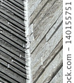 Exterior wall with deteriorated caulking 140155751