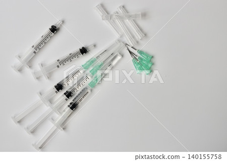 1 ml syringe with needle containing injection solution. 1 ml syringe with needle containing injection solution. 140155758