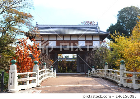 水戶城,日本百大名城之一,茨城縣水戶市,大手門 水戶城,日本百大名城之一,茨城縣水戶市,大手門 140156085