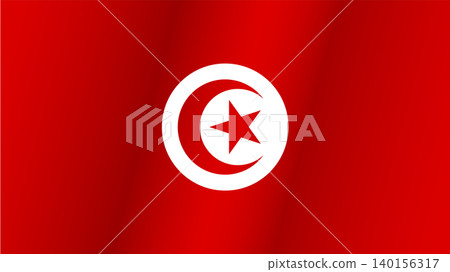 Flag of the Republic of Tunisia_16:9 Flag of the Republic of Tunisia_16:9 140156317