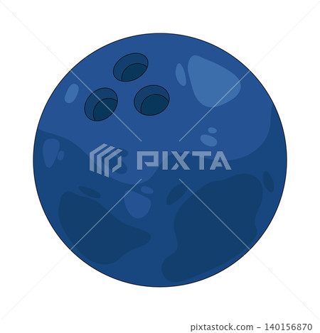 Illustration of bowling ball Illustration of bowling ball 140156870