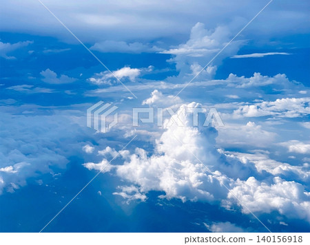 A landscape of clouds stretching high into the sky and a blue sky (Part 2) A landscape of clouds stretching high into the sky and a blue sky (Part 2) 140156918