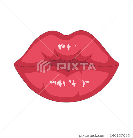 Illustration of kiss  140157035