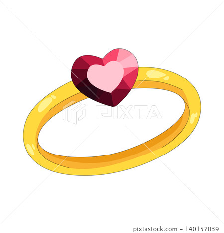 Illustration of diamond ring Illustration of diamond ring 140157039