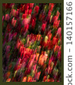 Red Tulip Garden in Motion 140157166