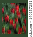 Red Flowers in Soft Motion 140157251