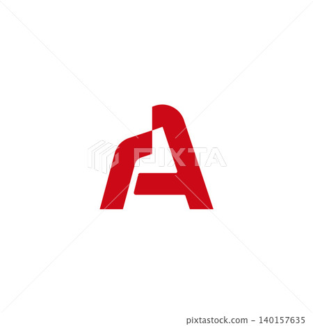 Modern A letter initial logo design Modern A letter initial logo design 140157635