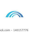Bridge connection people logo design 140157776