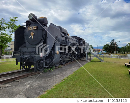 Preserved locomotive at Hirosaki City Jōhoku Park Preserved locomotive at Hirosaki City Jōhoku Park 140158113