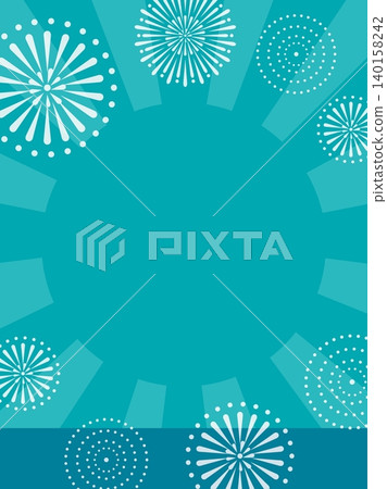 Colorful fireworks summer frame Colorful fireworks summer frame 140158242