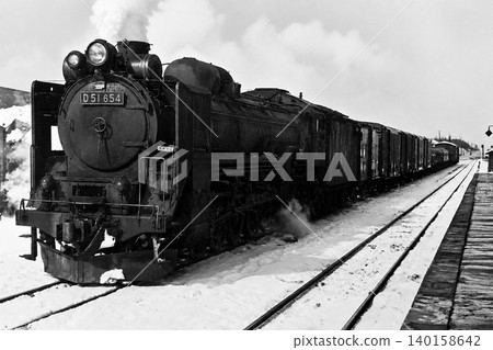 1973年3月在北海道拍攝的D51型蒸汽機車。 1973年3月在北海道拍攝的D51型蒸汽機車。 140158642