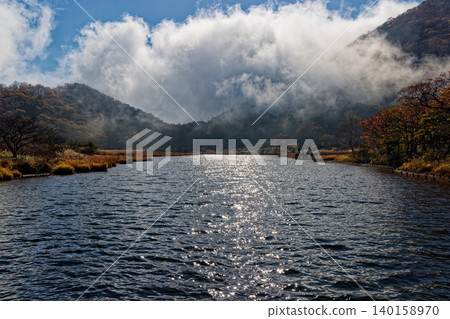 赤城山、角滿淵的紅葉 赤城山、角滿淵的紅葉 140158970