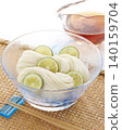 Cold and delicious somen noodles - a representative summer noodle dish of Japan. 140159704