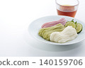 Cold and delicious-looking somen noodles - a representative summer noodle dish of Japan. 140159706