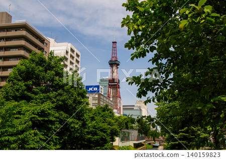 Sapporo TV Tower Urban Landscape Olympic Marathon Sapporo TV Tower Urban Landscape Olympic Marathon 140159823