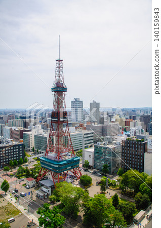 Sapporo TV Tower Urban Landscape Olympic Marathon Sapporo TV Tower Urban Landscape Olympic Marathon 140159843