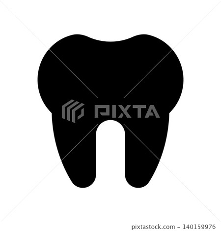 Tooth icon. Dental care concept. Tooth icon. Dental care concept. 140159976