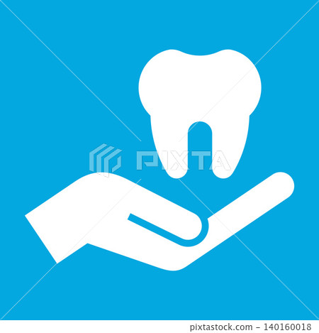 Dental services icon. Dentistry symbol. Dental care and stomatology protection sign. Dental services icon. Dentistry symbol. Dental care and stomatology protection sign. 140160018