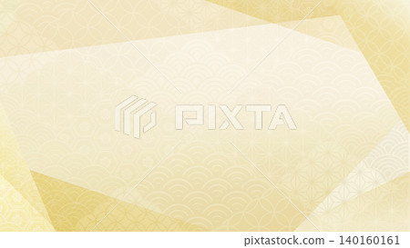 金色抽象背景素材,飾以傳統日式圖案,展現優雅的日式現代設計,採用重疊的麻葉和波浪圖案。 金色抽象背景素材,飾以傳統日式圖案,展現優雅的日式現代設計,採用重疊的麻葉和波浪圖案。 140160161