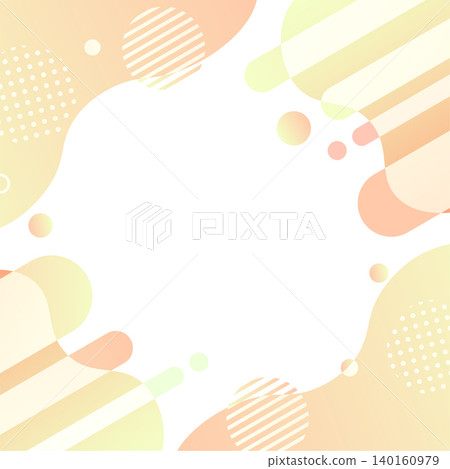 A pop-art Memphis background with a soft orange gradient, square, 1:1 aspect ratio. A pop-art Memphis background with a soft orange gradient, square, 1:1 aspect ratio. 140160979