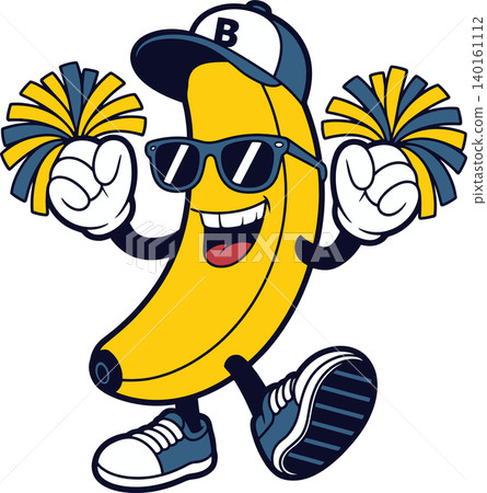 banana, cheerleader, cartoon 140161112