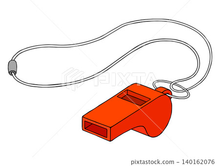 Whistle, simple illustration Whistle, simple illustration 140162076