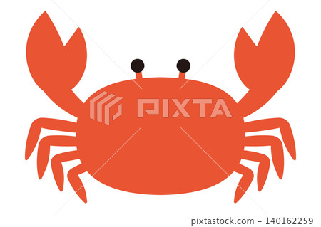 simple crab illustration simple crab illustration 140162259