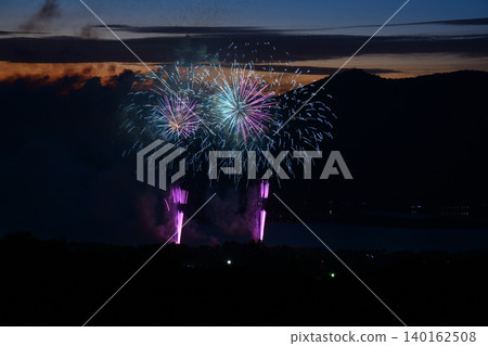 Fireworks Magic <Lake Yamanaka> 140162508
