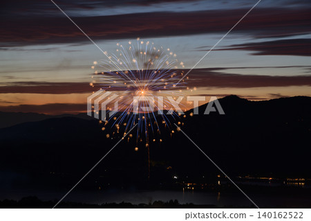 Fireworks Magic <Lake Yamanaka> Fireworks Magic <Lake Yamanaka> 140162522