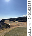 A prestigious golf course overlooking the beautiful sea of Izu, Shizuoka Prefecture, and a breathtaking view bathed in dazzling sunlight. 140162588