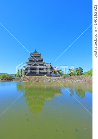 長野縣松本市國寶松本城風景 140162922