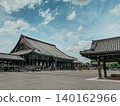 A shrine under the bright blue summer sky 140162966