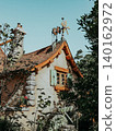 Red roof and blue sky 140162972