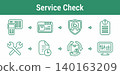Product Service Check Workflow Icons 140163209