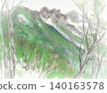 從權現堂山眺望唐松山 140163578