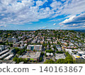 Architecture of metropolis city cityscape. Aerial view of Seattle landscape. Space needle aerial landscape. Panorama aerial Seattle cityscape. American modern Seattle district. Travel destination 140163867