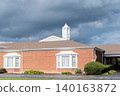 Housing in neighborhood. Private house architecture. Private housing property. Residential house. Suburban home in private residential housing. House exterior architecture. Exclusive architecture 140163872