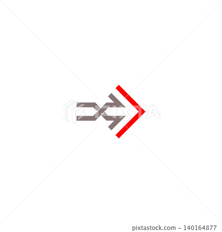 Modern arrow speed logo design Modern arrow speed logo design 140164877