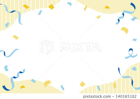 Summer campaign sale background: Pop-up swirling blue ribbon and yellow frame decoration with confetti (horizontal size) Summer campaign sale background: Pop-up swirling blue ribbon and yellow frame decoration with confetti (horizontal size) 140165182