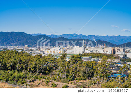 富士市街景及田笠浦港(靜岡縣)風光 富士市街景及田笠浦港(靜岡縣)風光 140165437