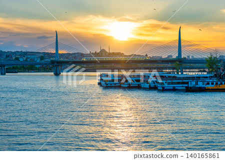 Istanbul city landscape sunset Istanbul city landscape sunset 140165861