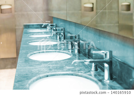 Public bathroom restroom interior Public bathroom restroom interior 140165910