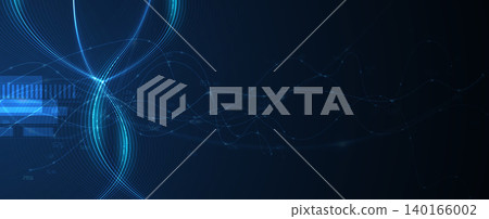 Digital cyberspace dark blue background representing big data, cloud computing, and AI Digital cyberspace dark blue background representing big data, cloud computing, and AI 140166002