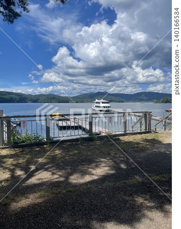 A panoramic view of Lake Hibara from an open and airy terrace. A panoramic view of Lake Hibara from an open and airy terrace. 140166584